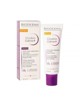 Bioderma Cicabio Creme Crema Lenitiva UltraRiparatrice SPF 50 Crema lenitiva riparatrice unisex 40ml