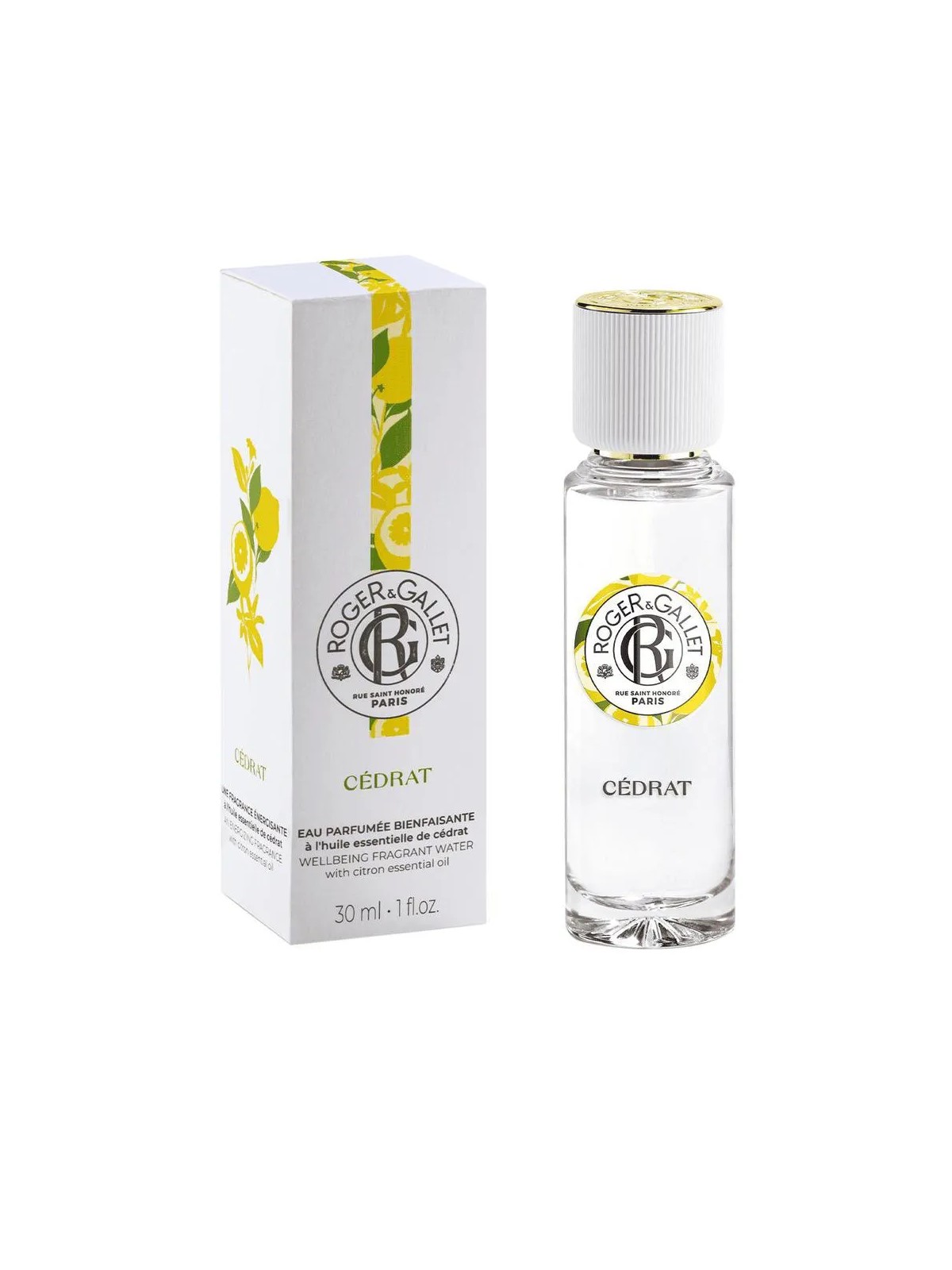 Roger & Gallet Cedrat Wellbeing Fragrant Water 30ml Natural Spray