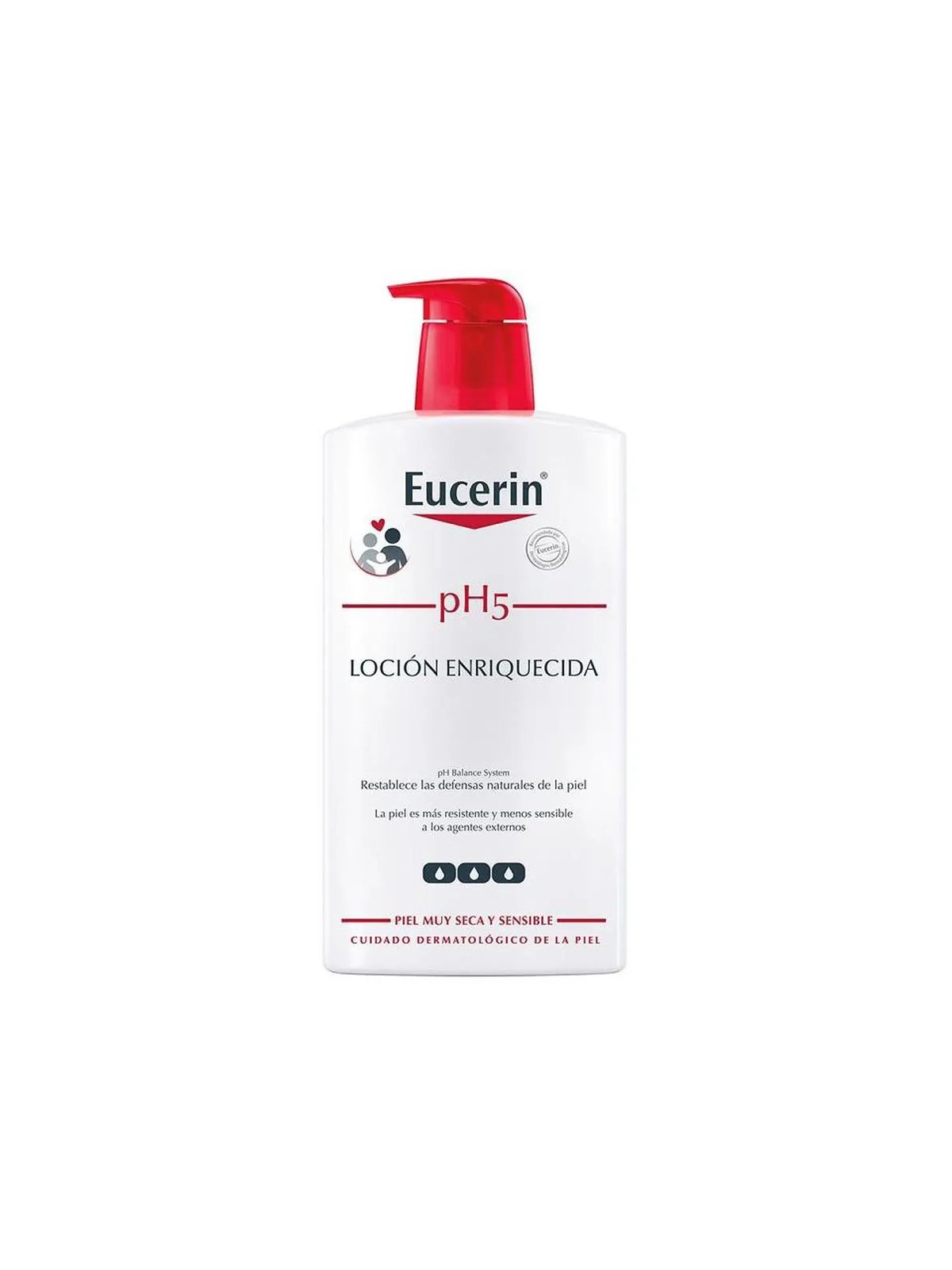 Eucerin PH5 Rich Lotion F pelle sensibile molto secca donna 1000ml