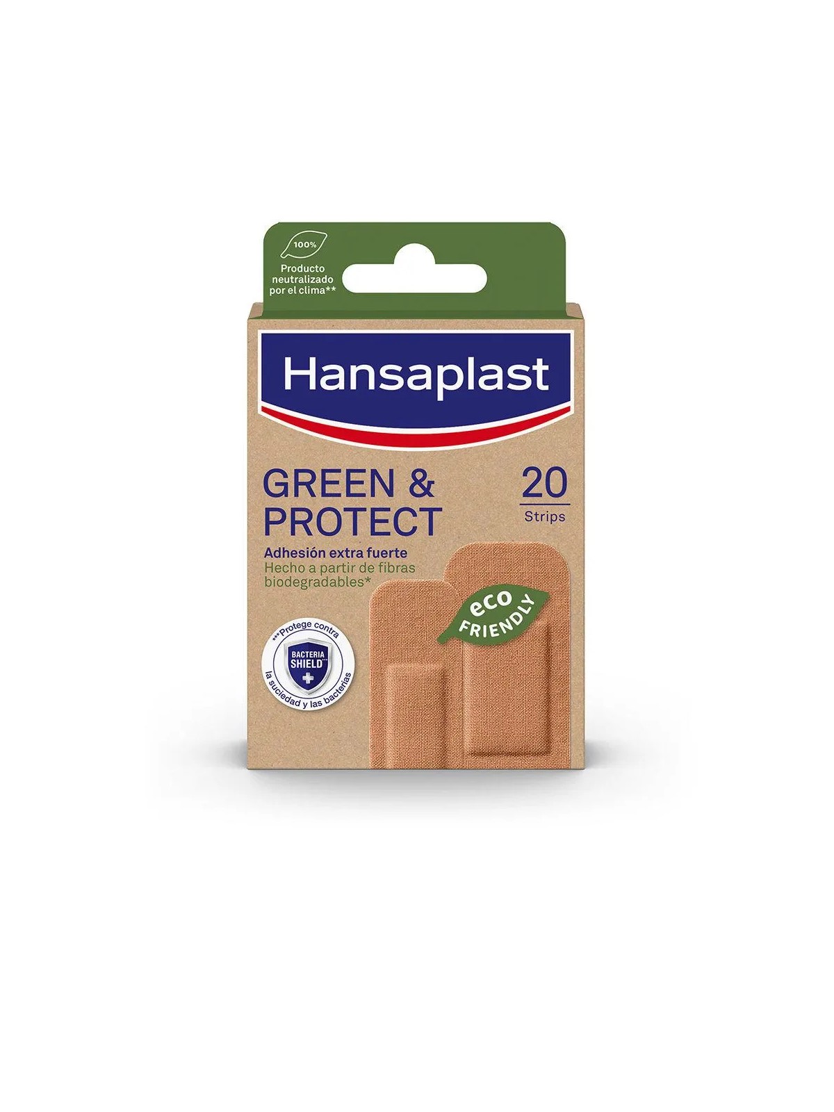 Hansaplast Green Protect 20 Medicazioni Unisex Verde