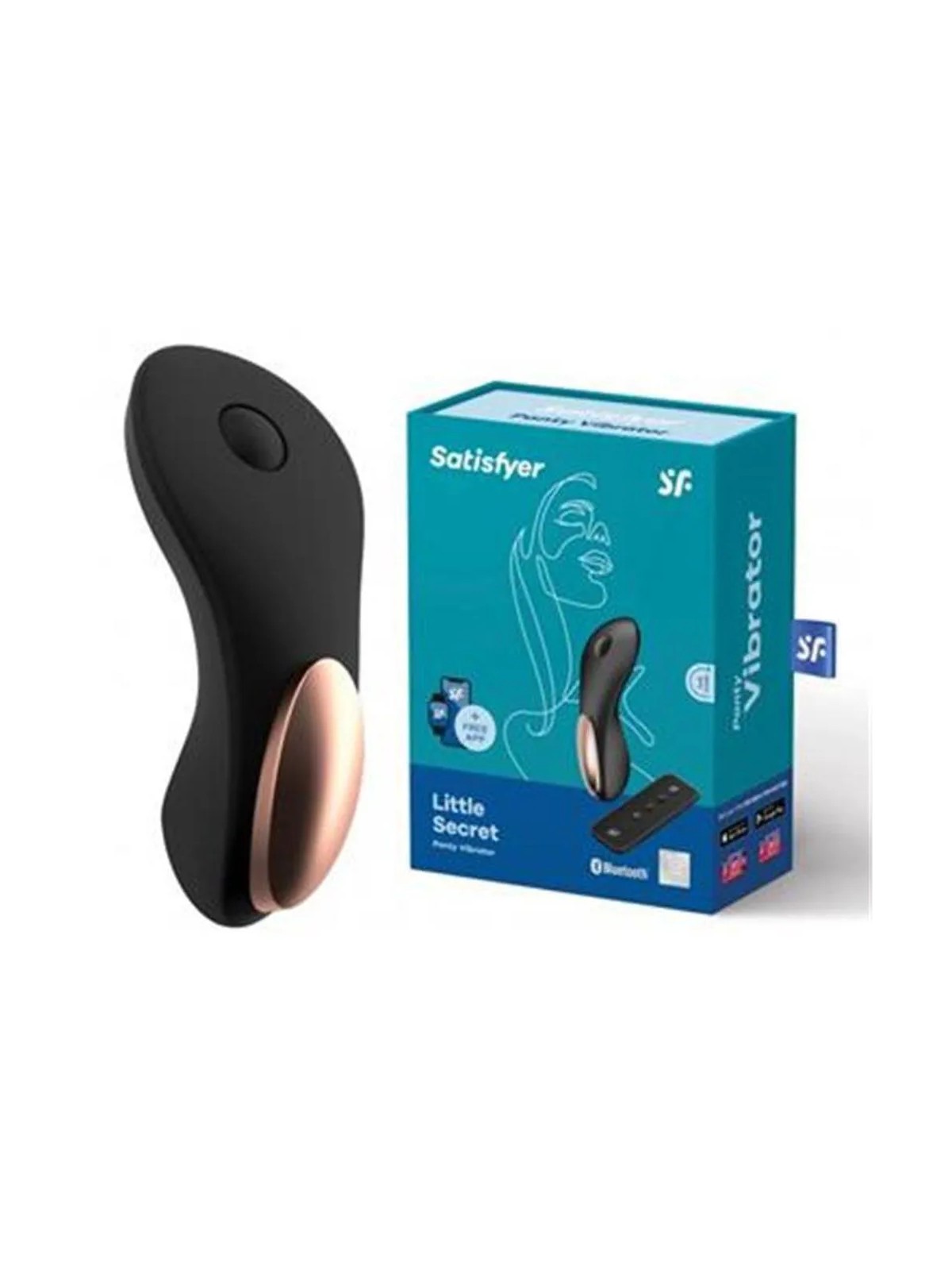 SATISFYER LITTLE SECRET VIBRATORE BLUETOOTH PERIZOMA 1UN