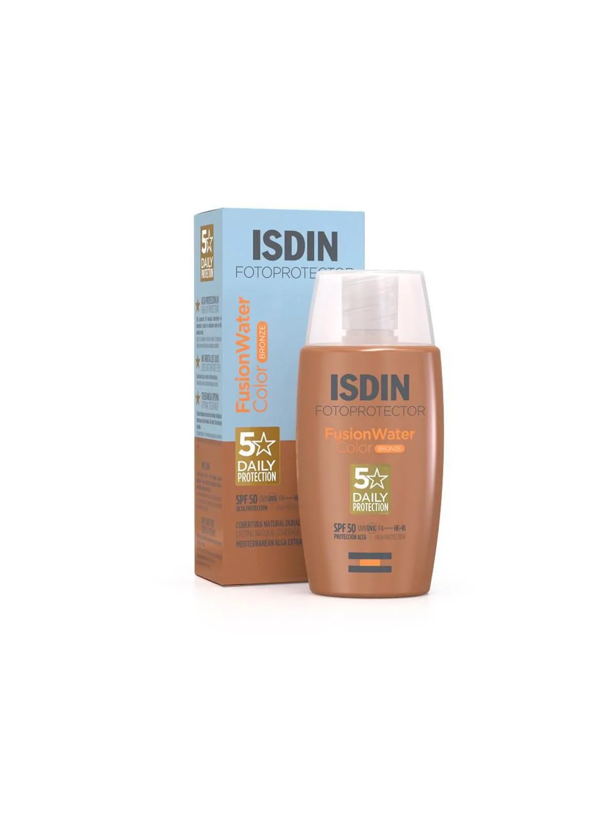 Isdin PHOTOPROTECTOR fusion water color SPF50 bronzo unisex