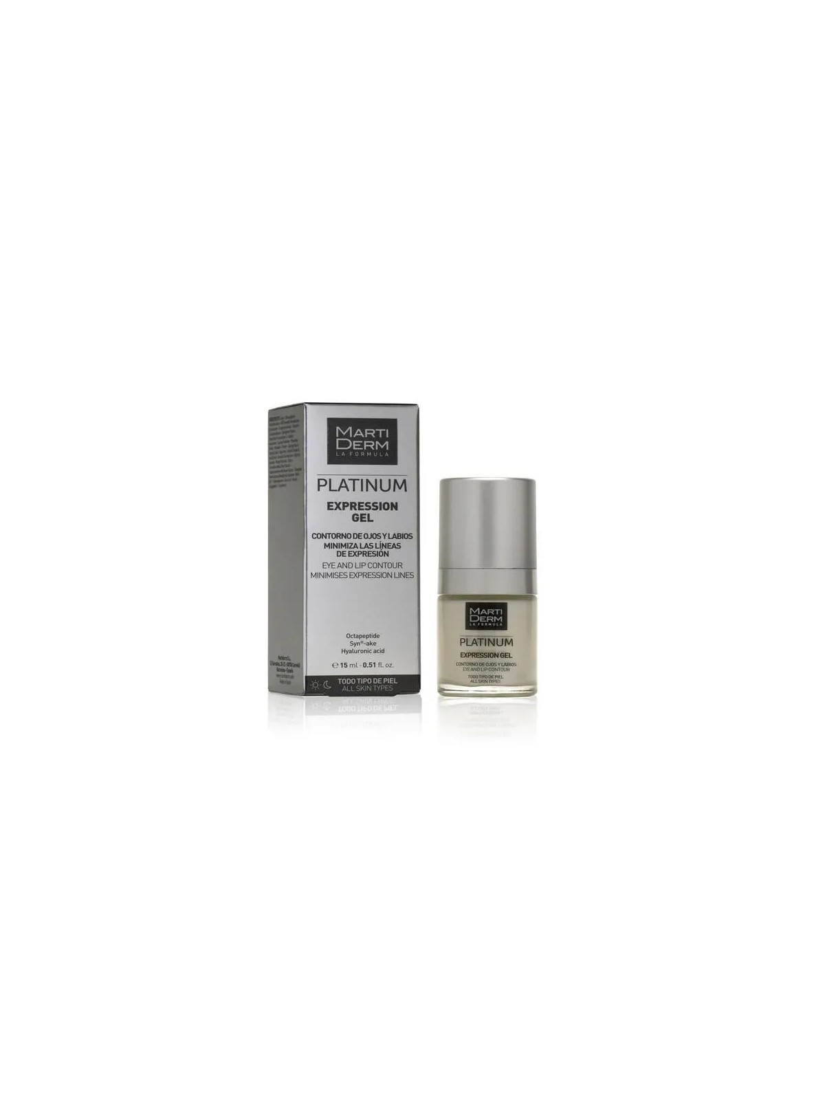 Gel contorno occhi e labbra Martiderm PLATINUM EXPRESSION 15ml unisex