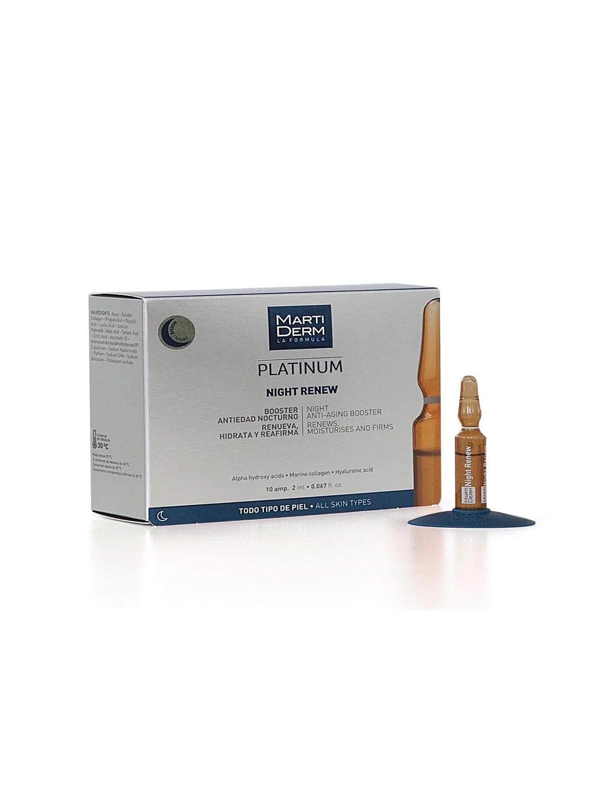 Ampolle notte rigeneranti Martiderm PLATINUM 10x2ml unisex