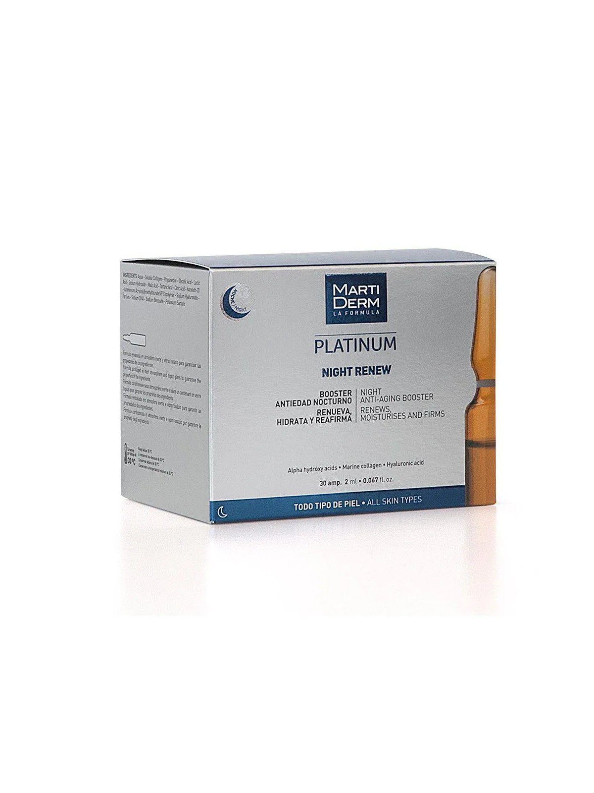 Martiderm PLATINUM NIGHT RENEW fiale 30 x 2ml unisex