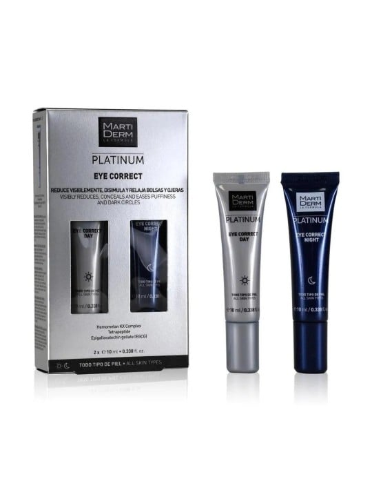 Martiderm PLATINUM EYE CORRECT giorno e notte 2 x 10ml unisex