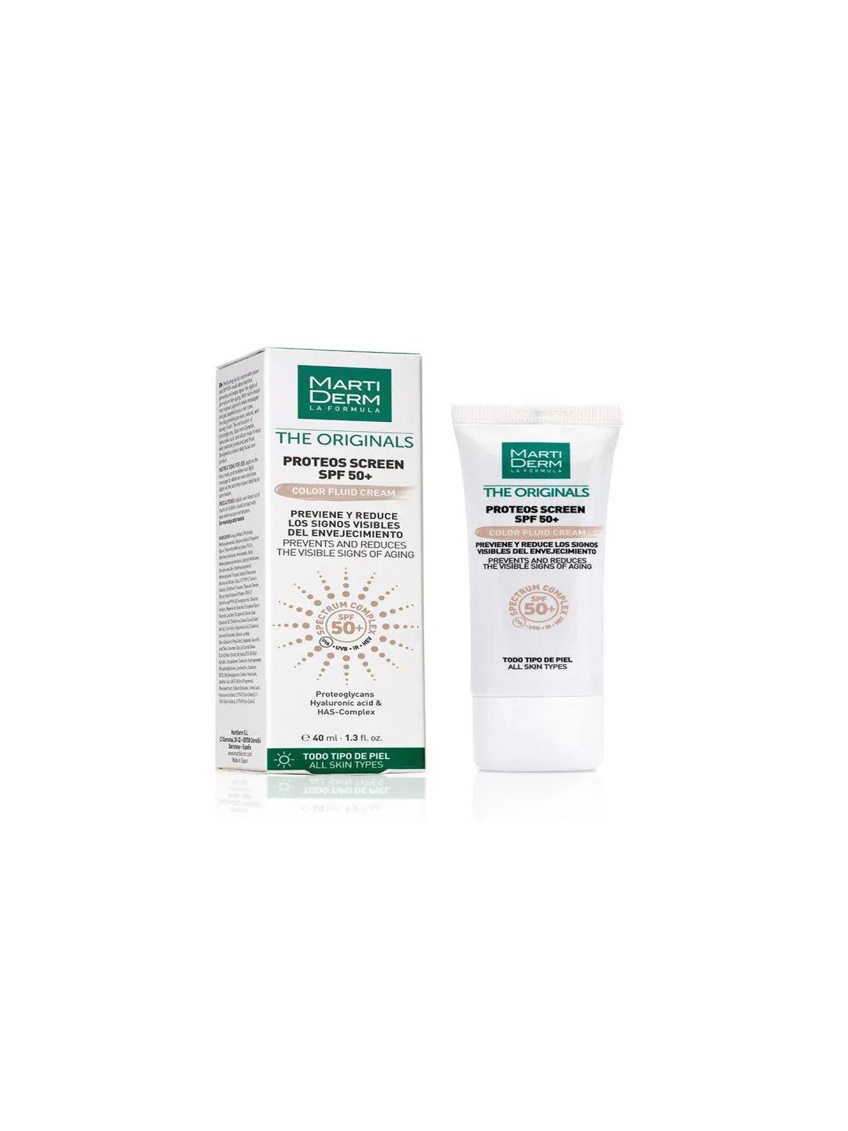 Martiderm Proteos Screen Spf 50 Crema Colorata 40ml Unisex