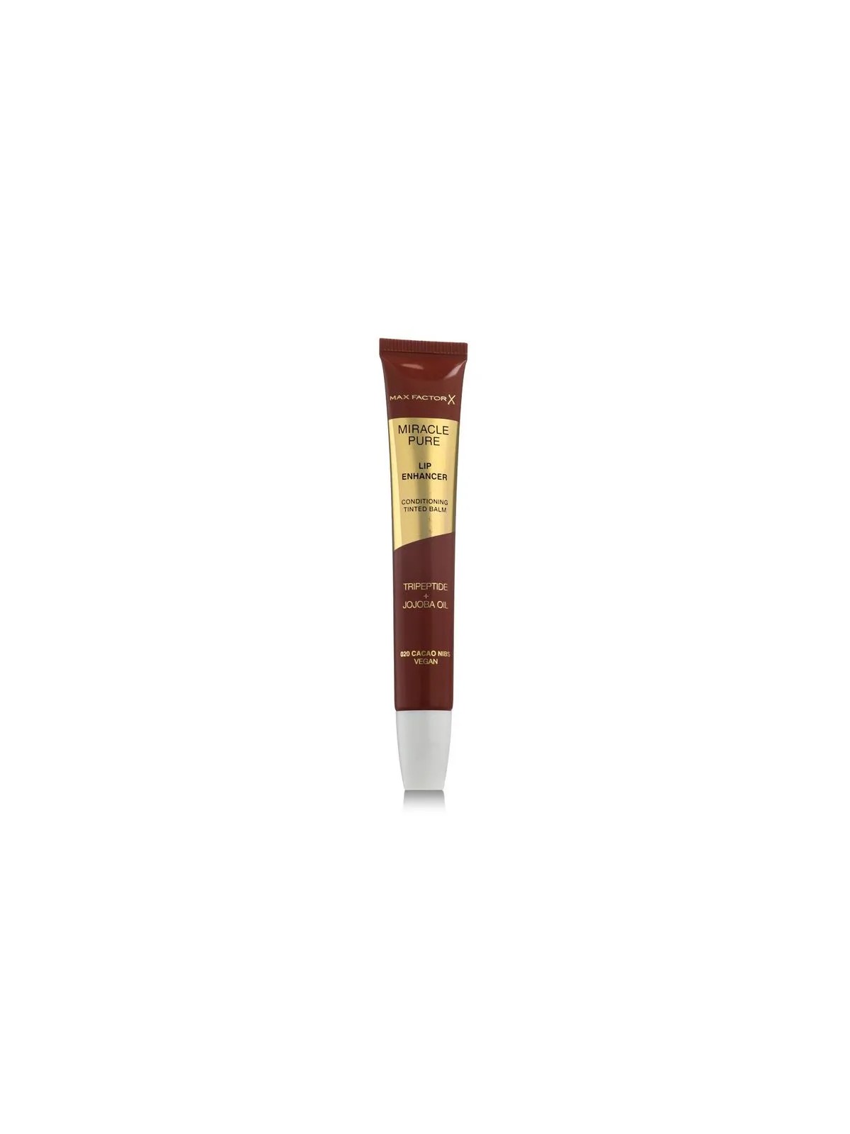 Max Factor Miracle Pure Lip Enhancer - Moisturizing Glossy Lip Balm 12 ml 020 Cacao Nibs donna