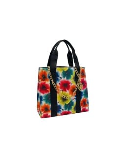 Moschino Borsa a Spalla con Fiore Borsa da Shopping Viola 165 x 155 x 7 cm donna Moschino www.essenzetotalstyle.com 