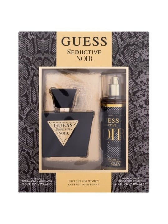Cofanetto regalo Guess Seductive Noir, eau de toilette 75ml e spray corpo 125ml donna