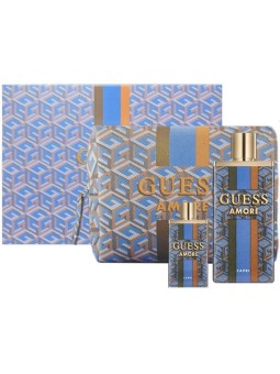 Guess Amore Capri Set regalo eau de toilette 100ml, eau de toilette miniatura 7,5ml e cosmetico taka unisex