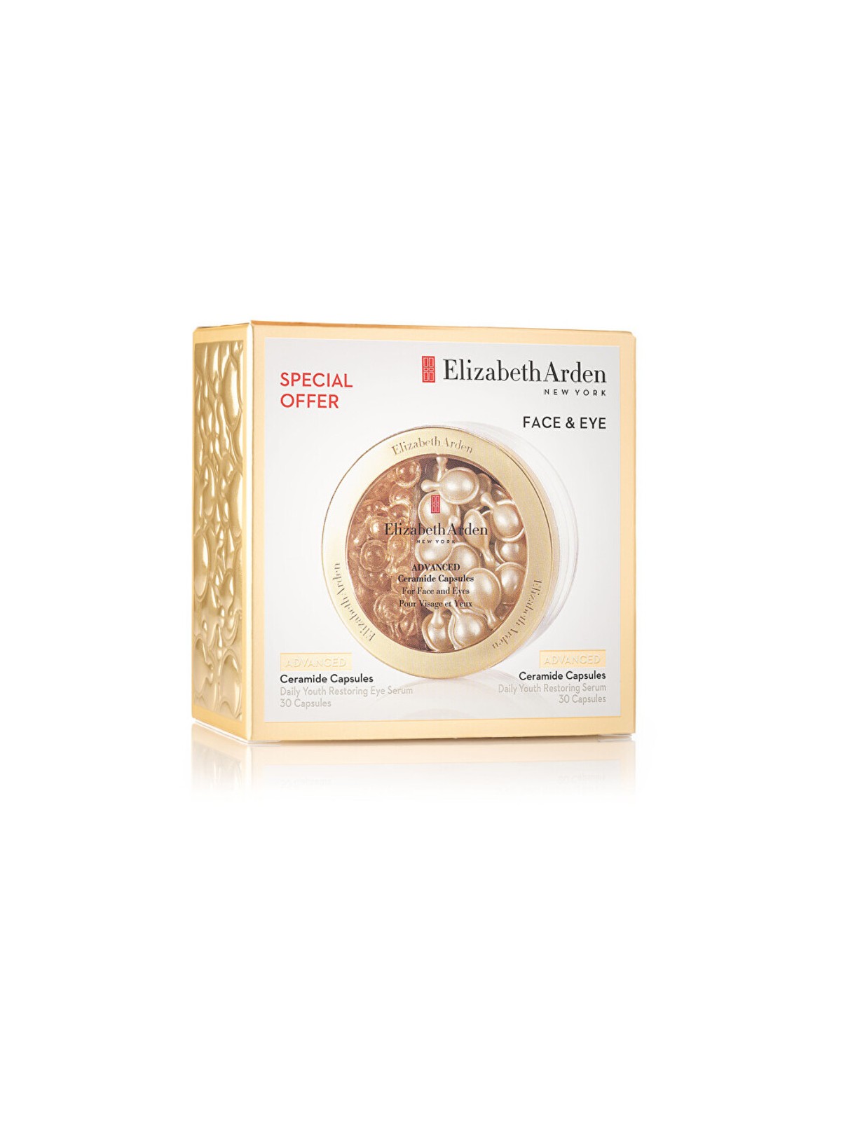 Set viso e contorno occhi Elizabeth Arden Advanced Ceramide Capsules - Confezione regalo per la cura della pelle matura? donna