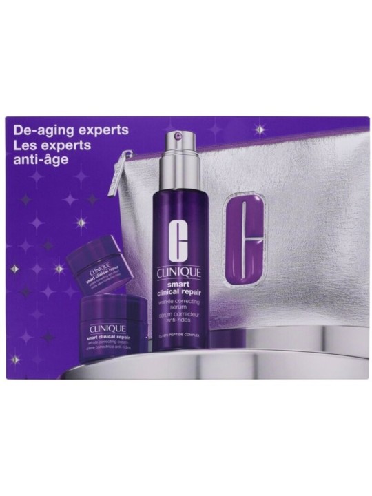 Set di sieri correttivi antirughe Clinique Smart Clinical Repair I. - Cofanetto regalo 50ml donna