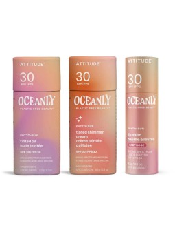 Set di protezione solare Attitude SPF 30 - Set regalo per la cura della pelle e delle labbra Donna