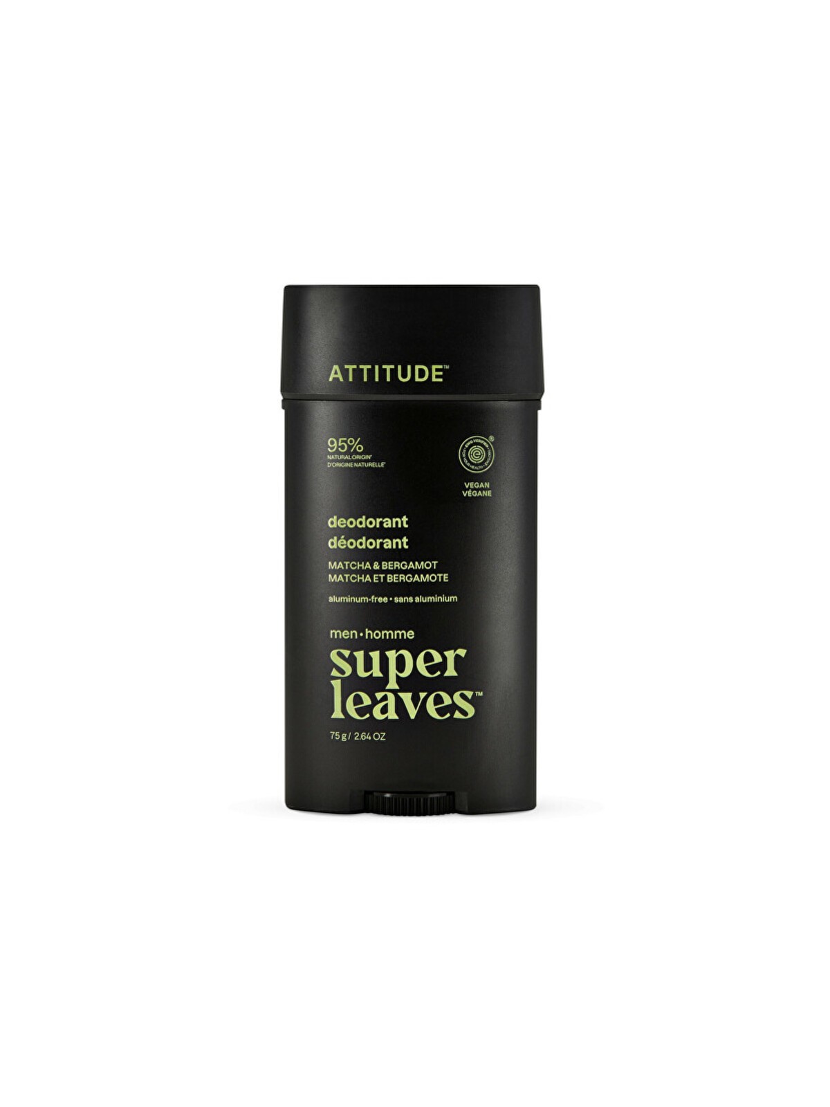 Deodorante Attitude Super Leaves Matcha & Bergamot - Deodorante uomo P?rodn 75.0g uomo