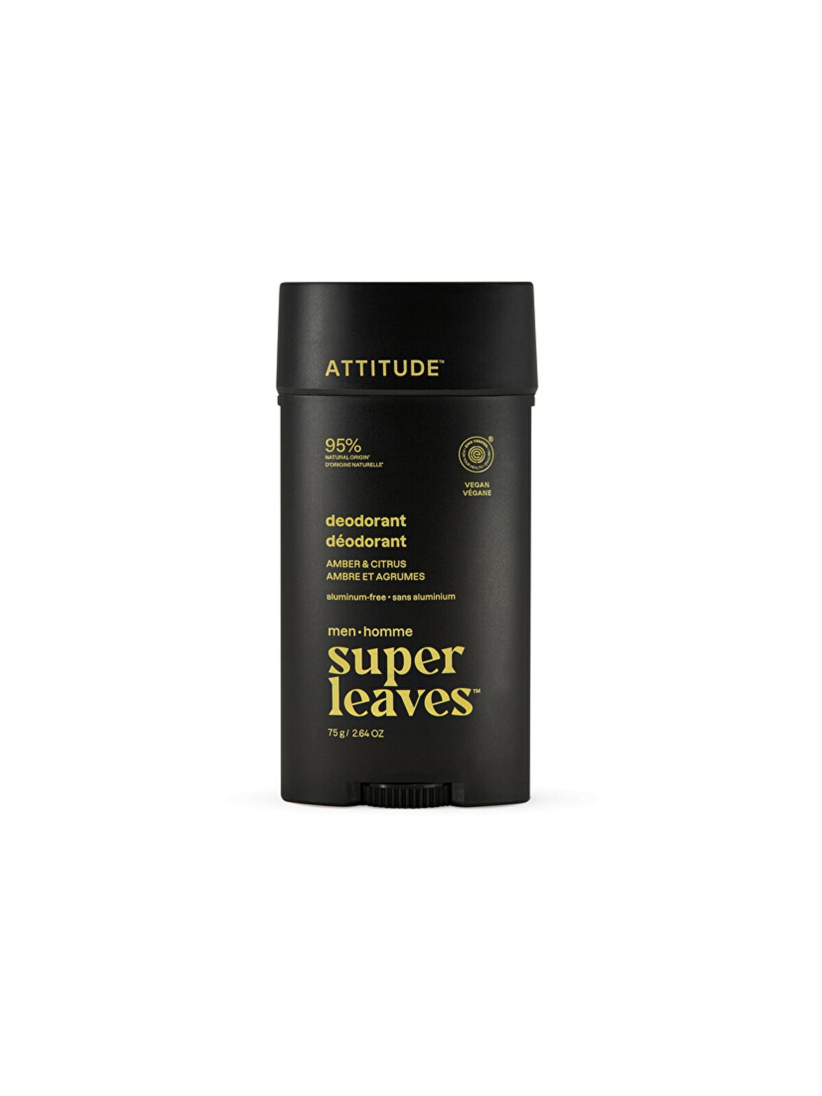 Deodorante Attitude Super Leaves Ambra e Agrumi - Deodorante uomo P?rodn 75.0g uomo