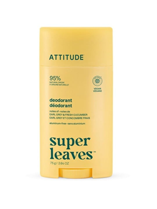Attitude Super Leaves Earl Grey & Cucumber - Deodorante naturale 75,0 g donna