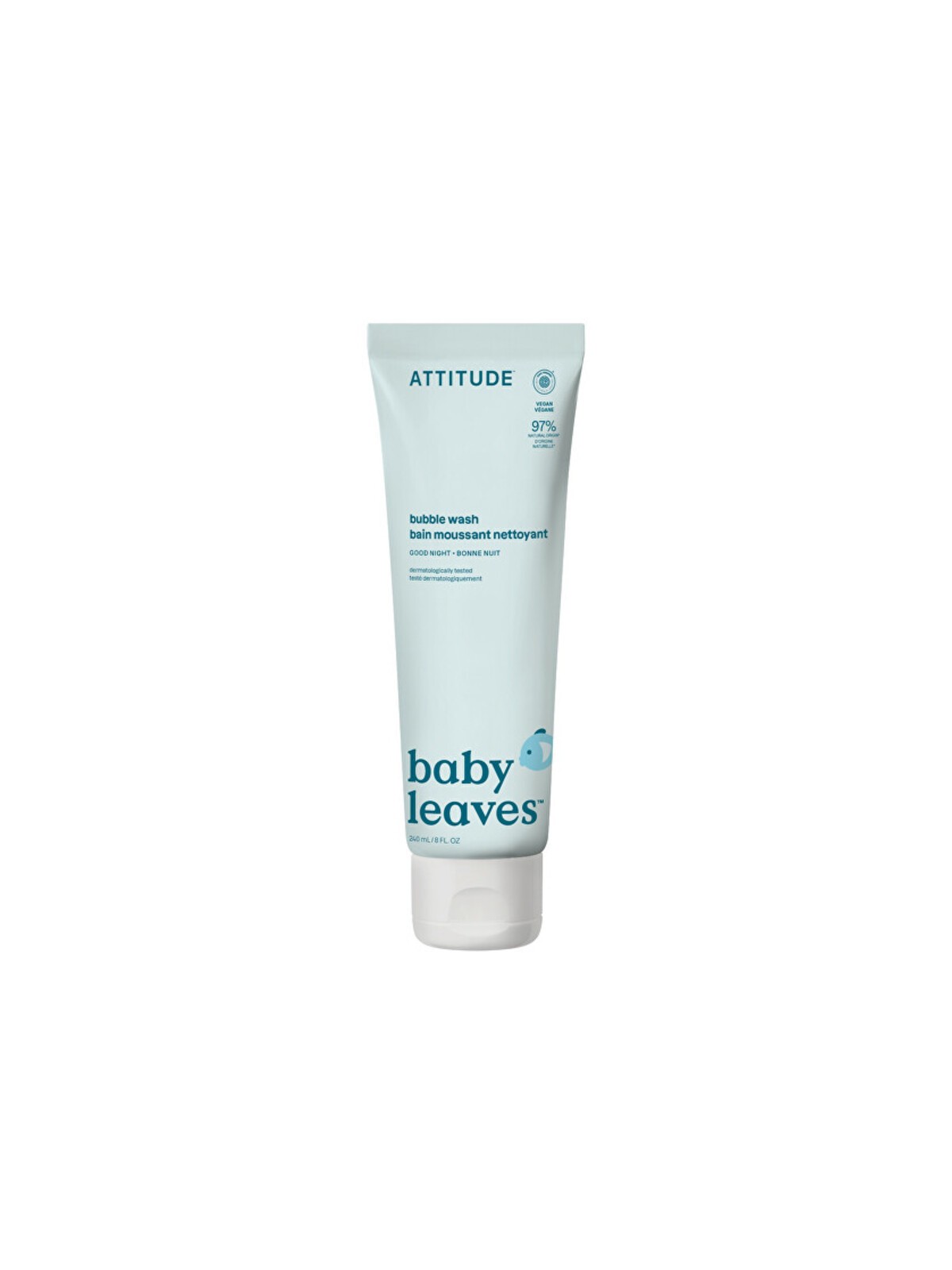Attitude Good Night Bubble Wash - Schiuma da bagno per bambini 473ml donna