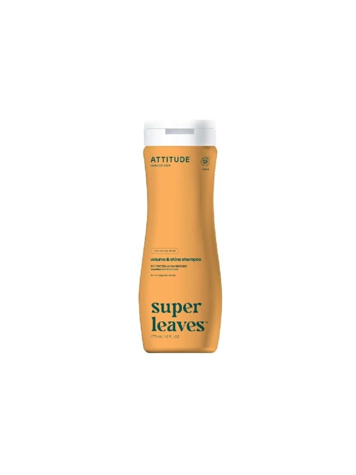 Attitude Super Leaves Volume & Shine Shampoo - Shampoo naturale per capelli fini lucenti e voluminosi? 473 ml donna