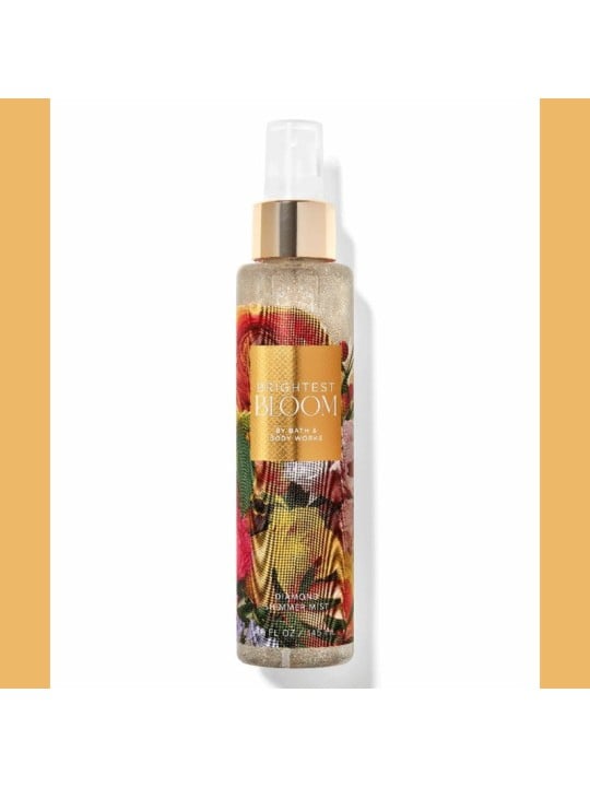 Spray corpo illuminante Brightest Bloom di Bath & Body Works 145ml donna