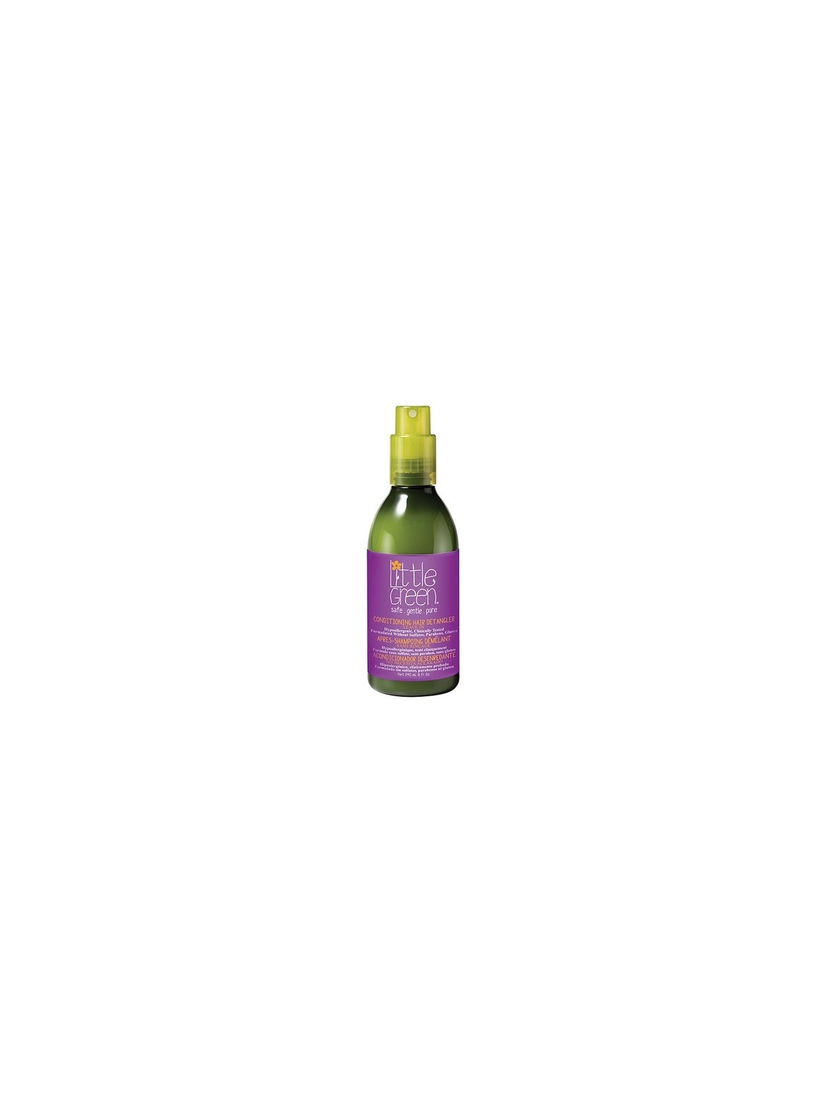 Balsamo districante senza risciacquo Little Green Kids per pettinare facilmente i capelli dei bambini, 240 ml, unisex.