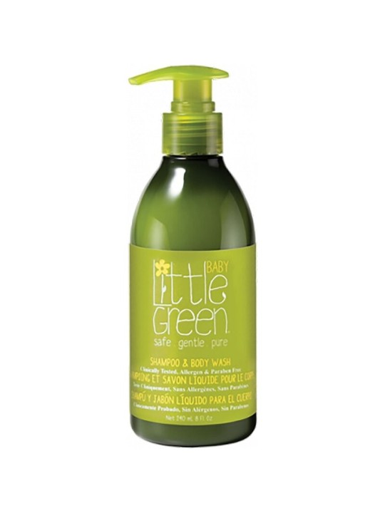 Little Green Baby Shampoo & Body Wash - Shampoo e bagnoschiuma per neonati 60ml donna