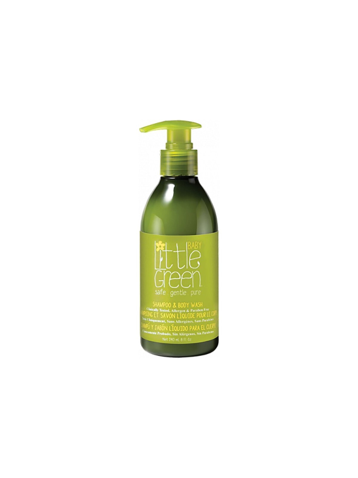 Little Green Baby Shampoo & Body Wash - Shampoo e bagnoschiuma per neonati 60ml donna
