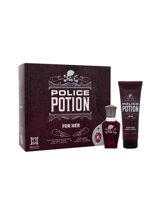 Set regalo Police Potion for Her, eau de parfum 30ml e lozione corpo 100ml donna