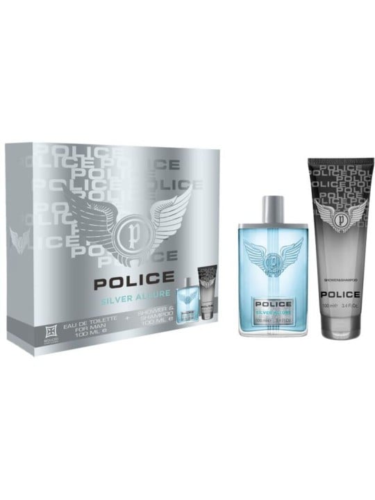 Set regalo Shelf Silver Allure con eau de toilette 100ml e gel doccia 100ml uomo