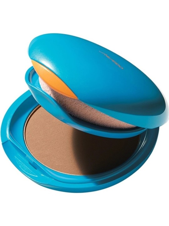 Fondotinta compatto protettivo UV Shiseido SPF30 - 12 g, cipria compatta waterproof Donna Dark Beige