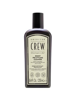 American Crew Boost Pre-Styling Cleanser - Shampoo rinforzante da uomo per capelli fini senza volume 250ml donna