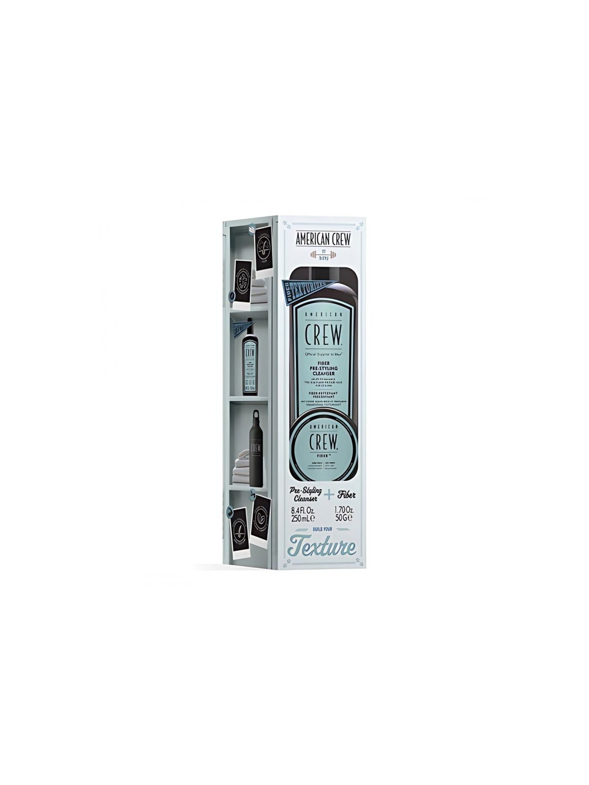 American Crew Fiber Texture Duo - Kit per lo styling dei capelli? 0ml donna
