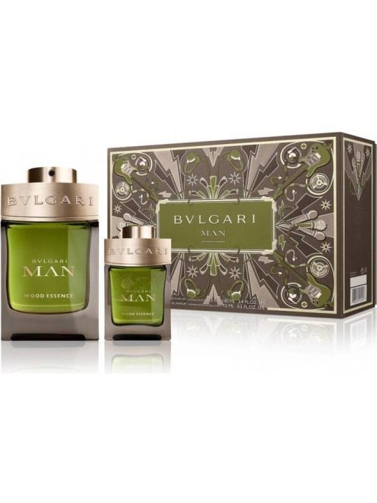 Bvlgari MAN Wood Essence SET eau de parfum 100ml + eau de parfum 15ml uomo