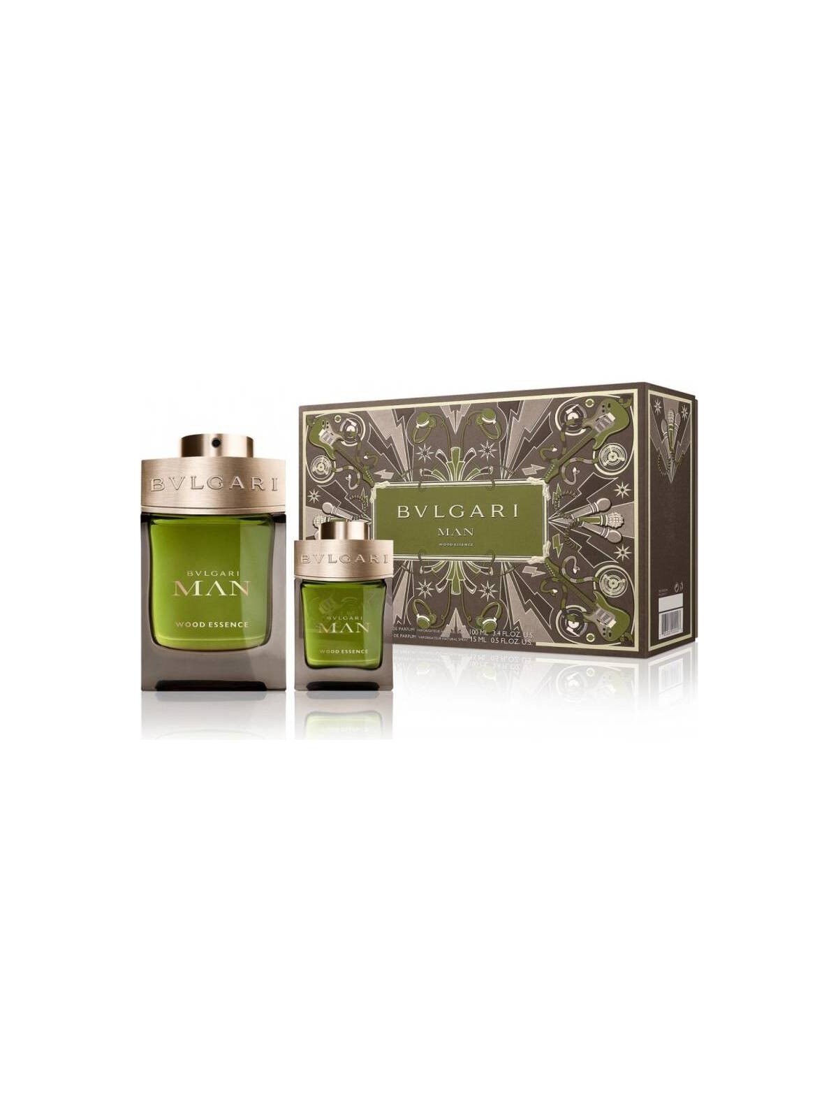 Bvlgari MAN Wood Essence SET eau de parfum 100ml + eau de parfum 15ml uomo