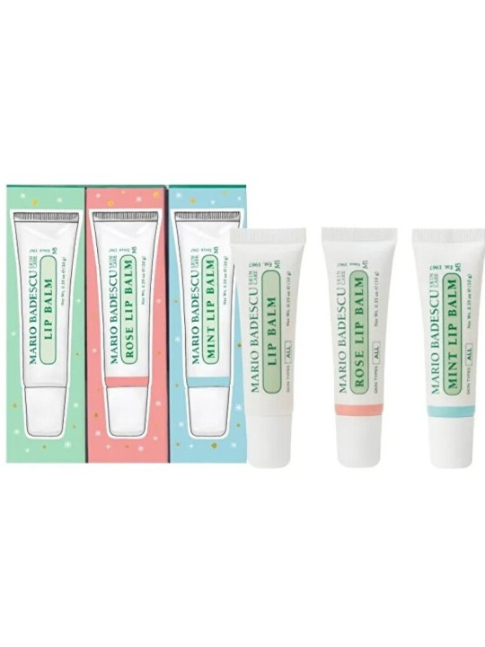 Mario Badescu Lip Balm Trio - Set regalo balsamo? sulle labbra di Donna