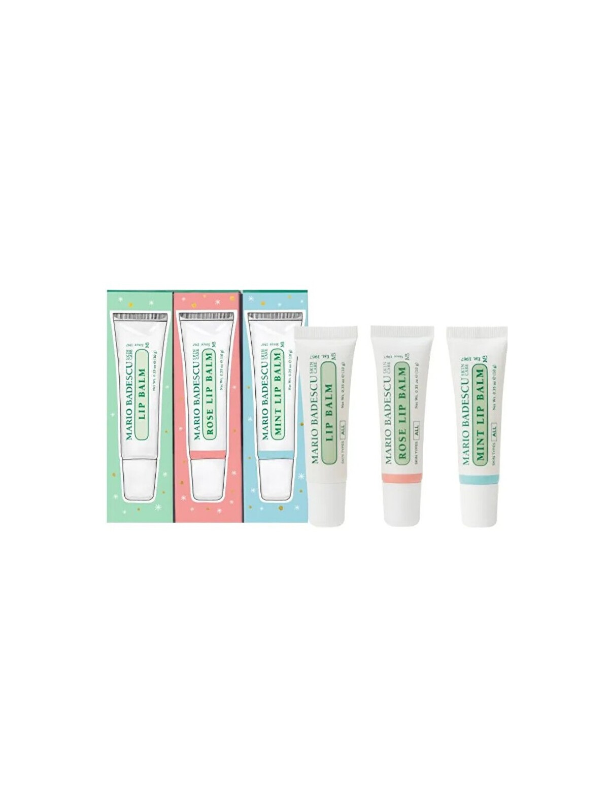 Mario Badescu Lip Balm Trio - Set regalo balsamo? sulle labbra di Donna