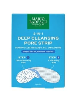 Mario Badescu 2-In-1 Deep Cleansing Pore Strip - 2 in 1 cleansing pska na pry (6 pcs) donna