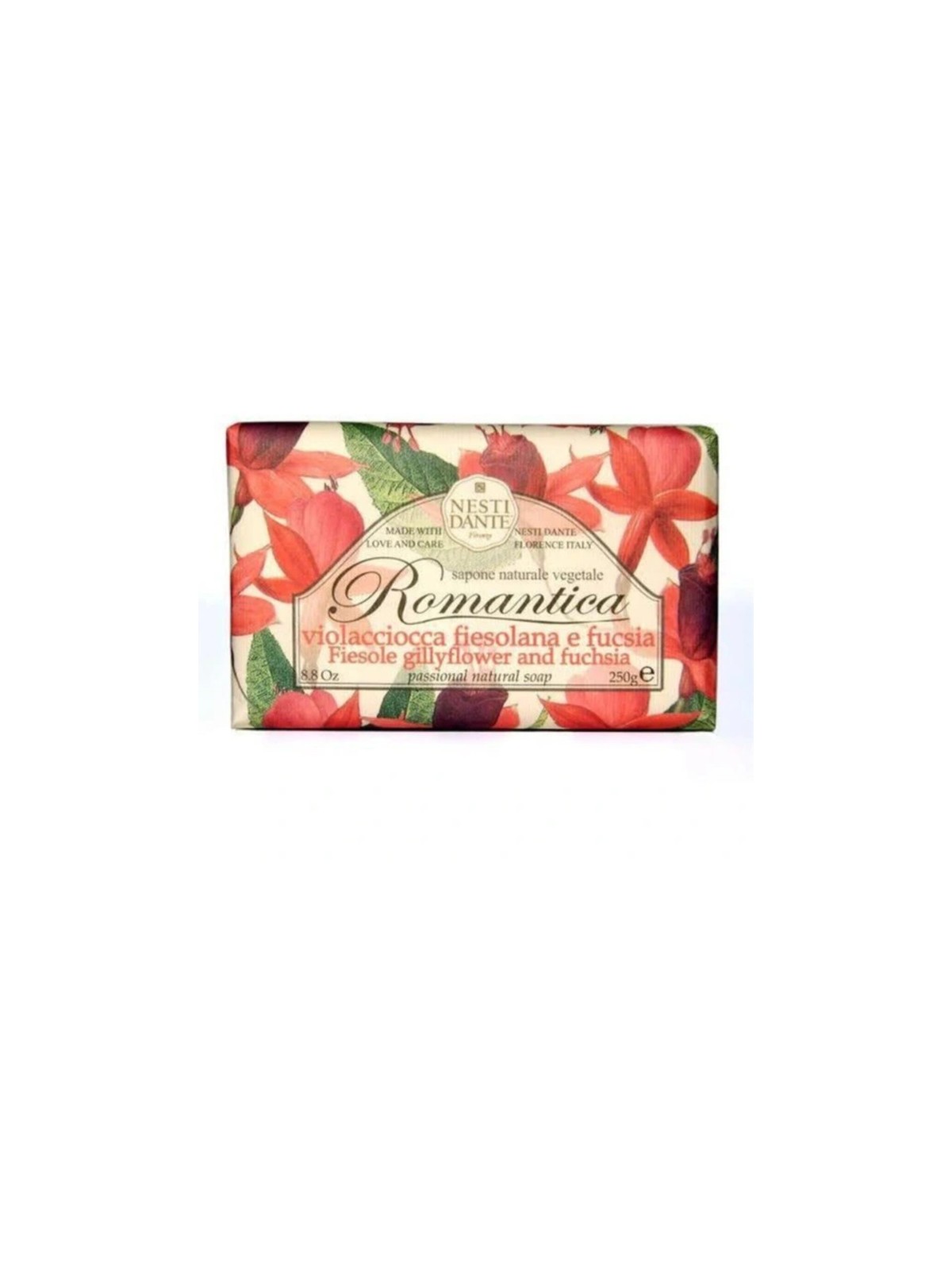 Nesti Dante Romantica Sapone Naturale Gillyflower & Fucsia 250ml donna