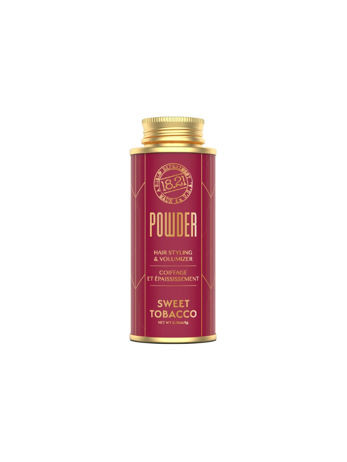 18.21 Polvere sintetica aromatizzata al tabacco dolce - Polvere per capelli 8,0 g unisex
