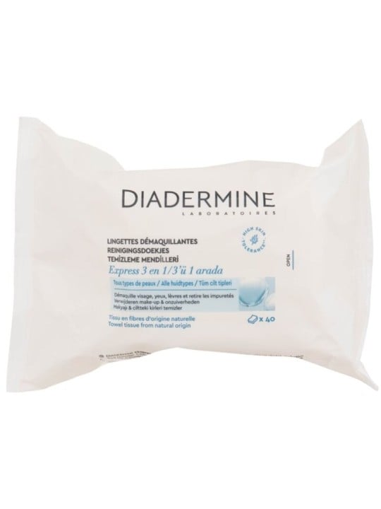 Diadermine Express Fresh Salviette detergenti 3 in 1 - salviette detergenti 40 pezzi donna