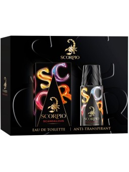 Set regalo Scorpio Scandalous eau de toilette 75ml e deodorante 150ml uomo