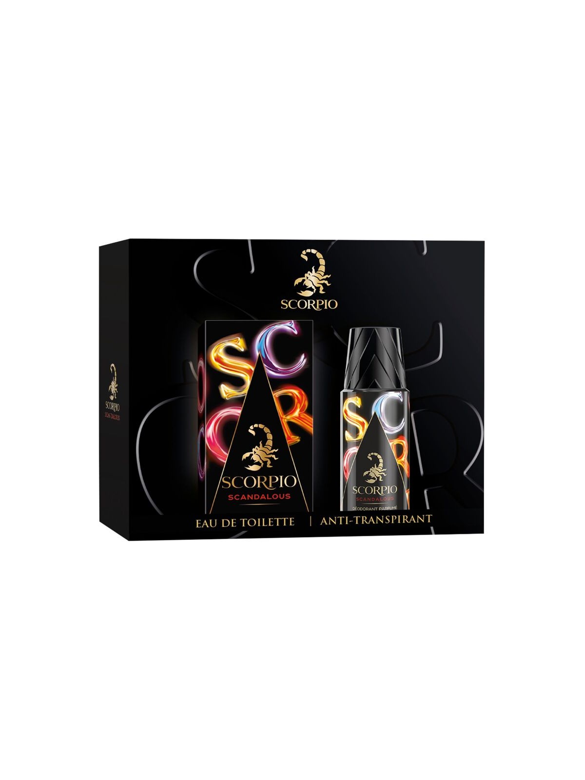 Set regalo Scorpio Scandalous eau de toilette 75ml e deodorante 150ml uomo