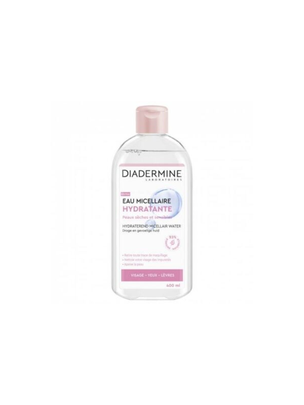 Diadermine Caring Micellar Water - Acqua micellare lenitiva 400ml donna