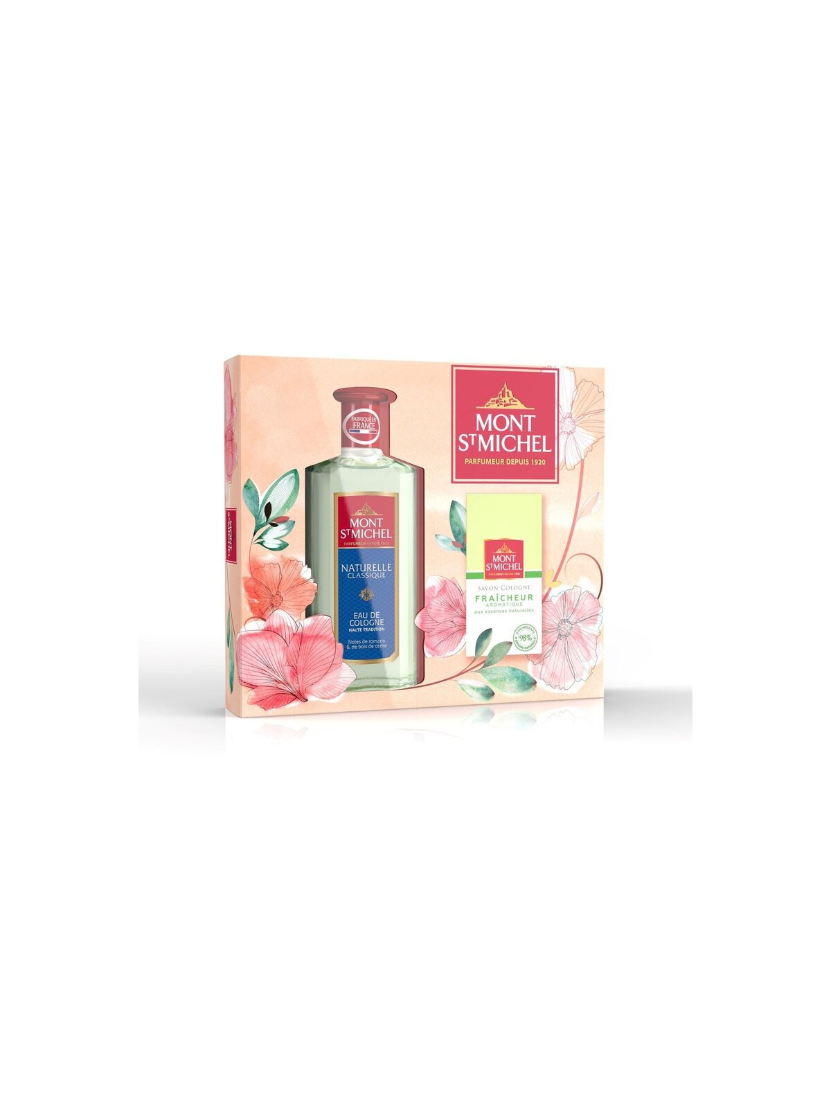 Mont St Michel Naturelle Classique Set regalo acqua di colonia 250ml e sapone solido 125 g unisex