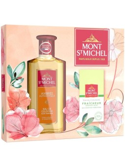 Mont St Michel Ambre Authentique Set regalo acqua di colonia 250ml e sapone solido 125 g unisex