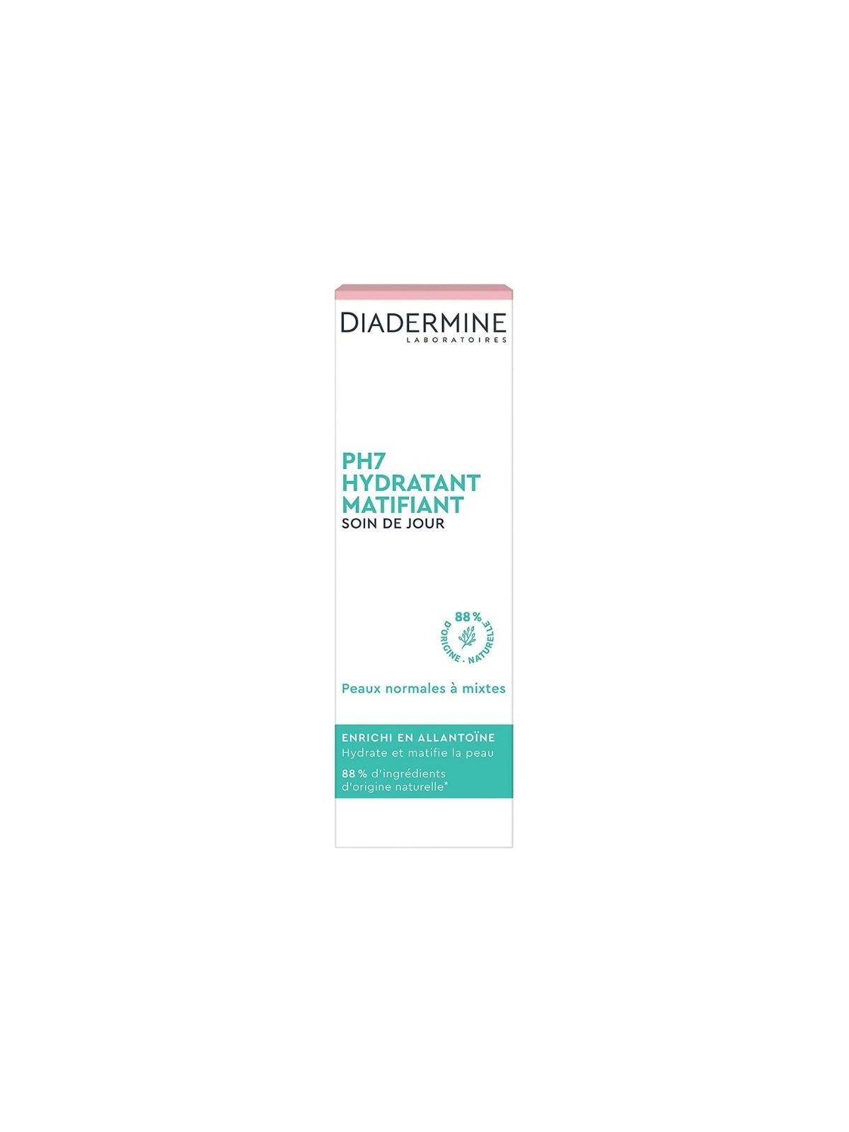 Diadermine pH7 Crema Giorno Idratante Opacizzante Tubetto - Crema viso da giorno per pelli grasse e disidratate? 50 ml donna