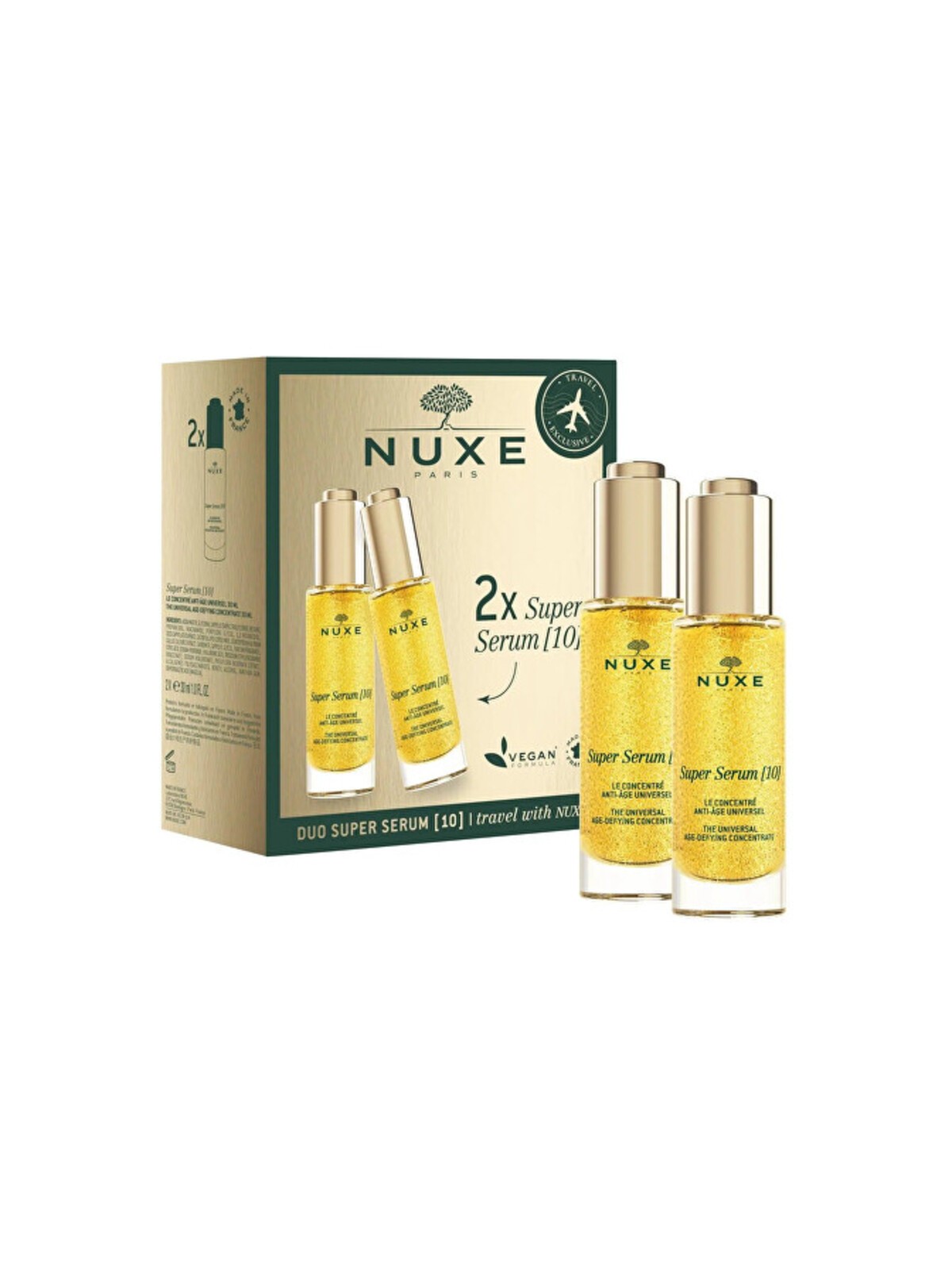 Nuxe Duo Super Serum Duopack - Set regalo sr contro il rassodamento della pelle donna