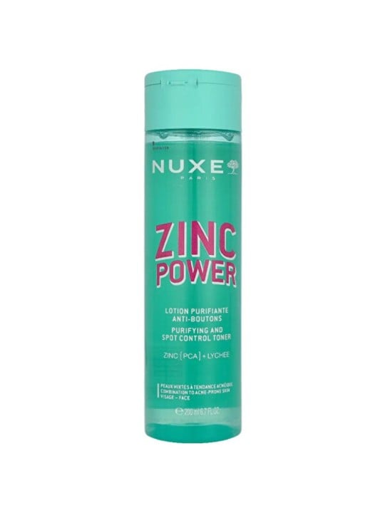 Nuxe Zinc Power Tonico Purificante e Controllo delle Macchie - Tonico contro le imperfezioni della pelle 200ml donna