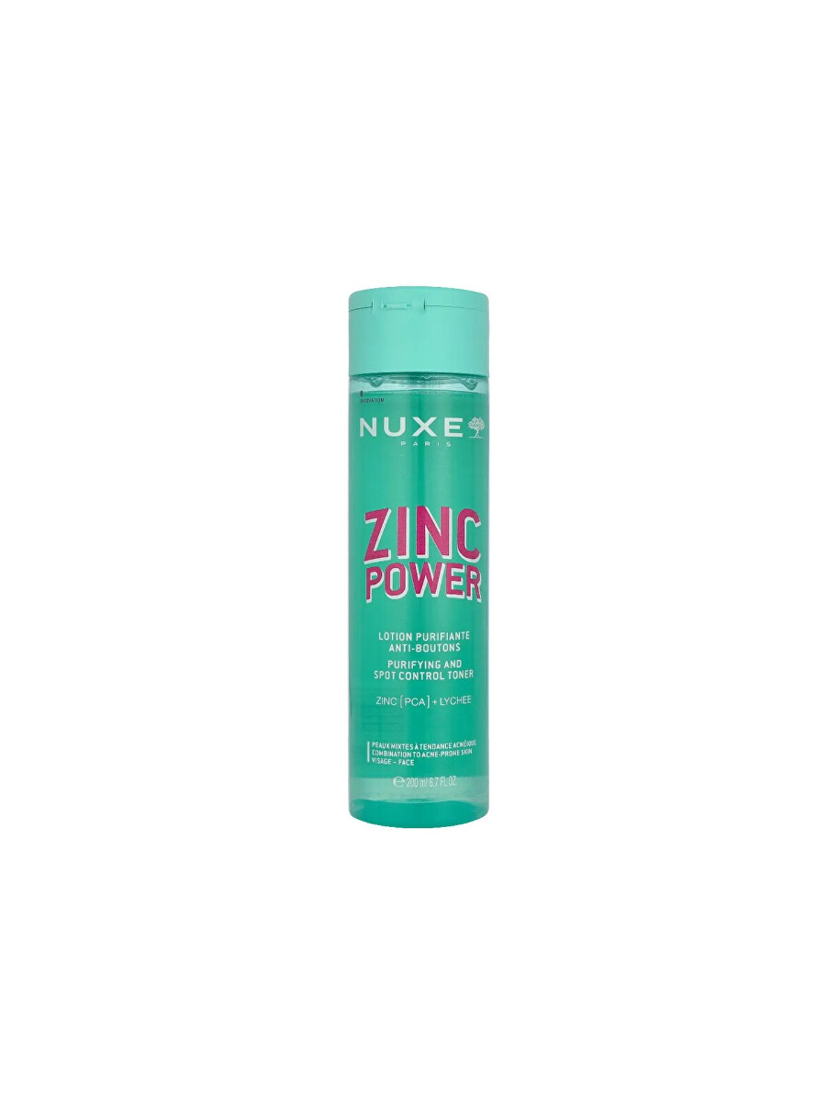 Nuxe Zinc Power Tonico Purificante e Controllo delle Macchie - Tonico contro le imperfezioni della pelle 200ml donna