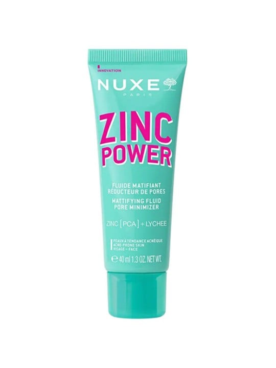 Nuxe Zinc Power Fluido Opacizzante Minimizzatore Pori - Fluido viso opacizzante 40ml donna